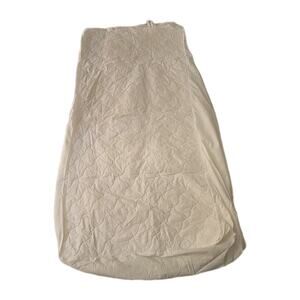 Posturepedic White Zippered Waterproof Quilted Mattress Protector Cover 39"x75"